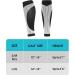 Eubeisaqi Calf Compression Cuffs & Footless Socks - Breathable Sweat-Absorbing Compression Sleeves for Fitness & Tennis | Size L-XL - Buy Online on GoSupps.com