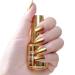 Gold Nail Polish Chrome Metallic Nail Varnish Mirror Quick Dry Metal Effect No UV Needed Nail Art Polish Chrome Nail Polish French Manicure for Girls Women Home DIY Nail Art