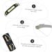 Hemoton 3pcs eyebrow positioning ruler eyebrow shaping kit with stencils eyebrow shaping kit Metal - Buy Online on GoSupps.com