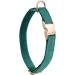 YUDOTE Ultra-Soft Dog Collar for Medium Dogs with Sensitive Skin - Natural Cotton Cord Green M (1 Pack) - Perfect Comfort for Your Pet - Buy Online on GoSupps.com