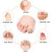 12 Pcs Gel-Lined Toe Sleeves for Corn and Callus Relief - Toe Cushion Protectors - Buy Online on GoSupps.com