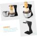 Shop Minkissy Razor Set & Hairdressing Brush - Men's Shaving Brush & Acrylic Holder for Salon Quality Grooming - Buy Online on GoSupps.com