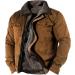 Men's Fleece Plush Jacket - Warm Zipper Wool Coat with Hood | Fluffy Autumn Winter Sweat Jacket | Breathable Casual Warmer - Buy Online on GoSupps.com