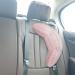 Kids Car Travel Pillow - Head & Neck Support for Children - Pink Stripe Design - Buy Online on GoSupps.com