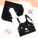 Infant Boys 3pcs Cotton Romper Outfit Set | Long Sleeve T-shirt + Dungarees + Hat | 0-3 Months - Buy Online on GoSupps.com