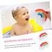 Rainbow Bath Balls & Sponges - Cute Bathroom Accessories for Kids | Minkissy 8 Pcs Shower Mesh Set - Buy Online on GoSupps.com
