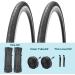 2 Pack 700x23-35C Bike Tires + Inner Tubes | Foldable Replacement for Road Bicycle | 700x28C 60TPI - Buy Online on GoSupps.com