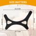 Veralabs Adjustable Airflow Jaw Strap - Breathable Chin Strap for Better Sleep | 2PCS (Black - Buy Online on GoSupps.com