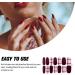 dijiusidy Nail Art Stickers Self-Adhesive Fingernail Decal with Strap Glue DIY Art Decor Full Cover Manicure Kits for Women Girls YMX220 - Buy Online on GoSupps.com