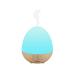 BEPER P205DIF001 Diffusor for essential oils aroma diffuser 5W ultrasound technology 7-colored LED light permanent mode selectable timer white/wood effect wood look PEQUE o timer clock