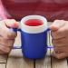Ornamin 815 Two Handled Mug 140ml Blue | Drinking Aid Feeding Cup Thermal Mug - Buy Online on GoSupps.com