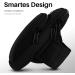 Moex Cell Phone Bag for iPhone XS Max - Neoprene Running Arm Holder & Sport Bracelet with 2 Compartments - Black - Buy Online on GoSupps.com