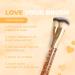 Pro-Quality Blending Liquid Makeup Foundation Brush - Contour, Kabuki & Highlighter Brush - Synthetic Bristles - Gold (Heart) - Buy Online on GoSupps.com