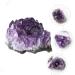FOMIYES 4 Pcs Natural Crystal Cluster Crystal Ornament Rough Stone Purple Natural Minerals Multifunction - Buy Online on GoSupps.com