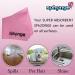SPH2ONGE Super Absorbent Cloth (Pink) | Multi-Purpose | Designed to Hold x10 Its Weight in Liquid | Re-usable | Perfect All Around Your Home | Effective on Every Surface | Drip-Free and Durable Pink Cloth Sponge - Buy Online on GoSupps.com