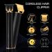 Unisex Hair Trimmer Kit - Cordless Rechargeable & Waterproof with Guide Combs for Men - International Shipping Available - Buy Online on GoSupps.com