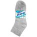 3 Pairs Diabetic Ankle Circulatory Socks Men's Health Support Grey Size 9-11 - Buy Online on GoSupps.com