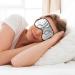 Jellyfish Pattern Eye Mask - Adjustable Blackout Sleeping Mask for Men & Women | Sleep Aid - Buy Online on GoSupps.com