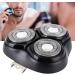 Shaver Head Shaver Accessories Removable Ultra Thin Three Rings Net Durable Electric Shaver Head for Men Gift - Buy Online on GoSupps.com