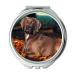 Mirror Travel Mirror Weimaraner Dog Autumn Fall pocket mirror portable mirror