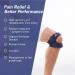 Dual Knee Strap Patella Brace by Comforband | Knee Pain Relief & Support for Runner s Knee Jumper s Knee Tendonitis - Men & Women (L/XL) | International Shipping Available - Buy Online on GoSupps.com