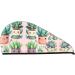 Super Absorbent Succulent Plant Dry Hair Cap for Women | Quick Dry Soft and Elastic Wrap for Long Thick Hair - Buy Online on GoSupps.com