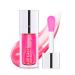 TENGLONG Plumping Lip Oil,Long Lasting Hydrating Lip Glow Oil,Nourishing Lip Glow Oil,Non-sticky Lip Oil Tinted for Lip Care and Dry Lip(Raspberry) Raspberry(#007)