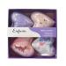 Romantic Heart Bath Bomb Set Gift Box-Bridesmaid Gifts Set of 4-Bath Bomb Lavender-Bath Bomb Rose-Unicorn Bath Bomb Heart-Beautiful Gift for Women