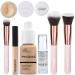 PHOERA Makeup Set: Foundation, Mascara, Primer, Powder, Concealer & Brushes - Full Coverage Kit - Buy Online on GoSupps.com