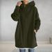 Women's Plus Size Zipper Hoodie Sweatshirt with Pockets - Army Green 5X-Large - Buy Online on GoSupps.com