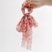 2PCS Floral Hair Scarf with Ribbon Bow for Women and Girls - Silk Long Tails Scrunchy Elastics Ponytail Holder - Buy Online on GoSupps.com