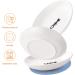 Ceramic Cat Food Plates and Wide Bowls for Stress-Relief Whisker Fatigue | Cat Feeding Dishes in White & Black - Buy Online on GoSupps.com