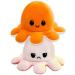 FASTEXX Octopus Reversible Plushies Express Your Mood with our Double-Sided Flip Mood Octopus Plush Reversible Octopus Plushie is Sweetest Gift for all Kids Friends Family on Any Occasion Orange