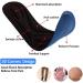 3 Pairs Memory Foam Insoles for Women - Comfort & Pain Relief Shoe Inserts - Black/Gray/Blue - Women 9-9.5/Men 7-7.5 - Buy Online on GoSupps.com