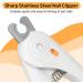 Alyvisun LED Dog and Cat Nail Clippers with Safety Guard and Nail File - White Orange - Buy Online on GoSupps.com