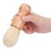 Razor brush made of pure bristle men's beard brush with wooden handle facial cleaning foaming razor brush for salon gifts at home travel
