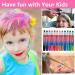 Qivange Hair Chalk Pens - 12 Pieces Temporary Hair Color for Kids 4-13+ Years - Washable & Non-Toxic - Perfect Halloween Gift for Girls and Boys - Buy Online on GoSupps.com