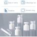4 Pack Empty Travel Shampoo Bottles - 30ml Pump Dispensers for Lotion Cream & Cosmetics | Candyalley - Buy Online on GoSupps.com