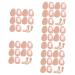 Gatuida 25 Pairs Forefoot Pad Gel Pad Forefoot Clear Gel Ball of Foot Cushion Woman Shoes Heels Kitten Heels for Women Dressy Shoes for Women Heels Cloth Ball Cushion Patch Men and Women