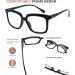 Eyekepper Oversized Rectangular Reading Glasses for Women - High Quality Black +1.00 Reading Aid - Buy Online on GoSupps.com