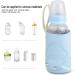 Portable USB Baby Bottle Warmer Bag - Insulated Milk Heater with USB Charging Port (Blue) - Buy Online on GoSupps.com
