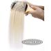 20in Long Hair Extensions Clip in 100% Real Remy Human Hair 70g #70 Bleach White 8pieces Straight -Basic Thickness - Buy Online on GoSupps.com