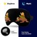 Slow Turtle and Snail Riding Sloth Sleep Mask - Adjustable Eye Cover for Sleeping and Travel - Buy Online on GoSupps.com