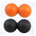 Healeved 2pcs Back Roller Yoga Ball - Peanut Massage Ball for Deep Tissue & Muscle Relief | International Shipping - Buy Online on GoSupps.com