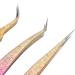 3-Part Stainless Steel Nail Art Tweezers Set - Precision Tweezers for Manicure Rhinestones Electronics & Jewelry - Buy Online on GoSupps.com