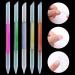 Glass Cuticle Pusher Professional Manicure Stick Nail Cuticle Remover Tools Orange Nail Scraper - Buy Online on GoSupps.com