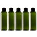 5 x 100 ml recycled plastic bottles with screw cap 100 ml emptiness refillable travel bottles for toilet items liquids cosmetics Transparent containers BPA-free For aircraft luggage