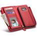 S8 Plus Phone Case Jennyfly Detachable Premium PU Leather Wallet Case with Credit Card Slots & Cash Pouch Zipper Clutch Protective Wrist Strap Phone Cover for 6.2 inch 2017 Galaxy S8 Plus - Red 2017 Galaxy S8 Plus(6.2 inch) Red - Buy Online on GoSupps.com