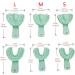 Dental Teeth Impressions Tray - 3 Pairs Plastic Perforated Holder Various Sizes | Dentist Tool Supply - Buy Online on GoSupps.com