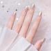 Glitter Silver Nail Polish Quick Dry Long Lasting Shimmer Nail Varnish Sparkle Metallic Effect No UV Needed Nail Paint Nail Polish Art Manicure Gifts for Women Girls DIY Home(10ML) - Buy Online on GoSupps.com